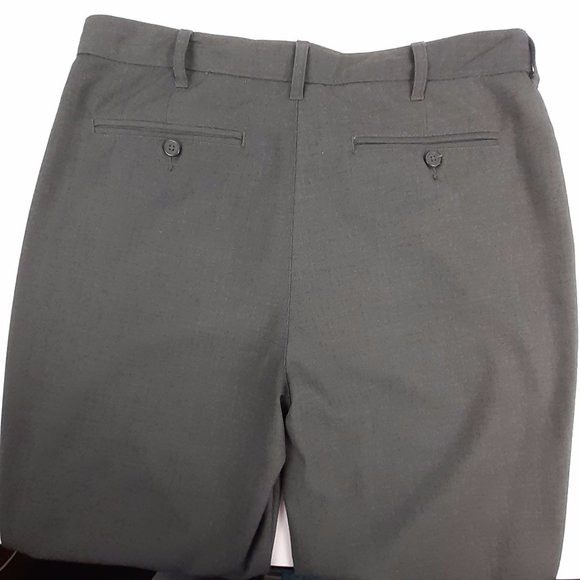 Tommy Hilfiger Gray Men's Flat Front Pants Trousers 34X34 - Picture 3 of 5
